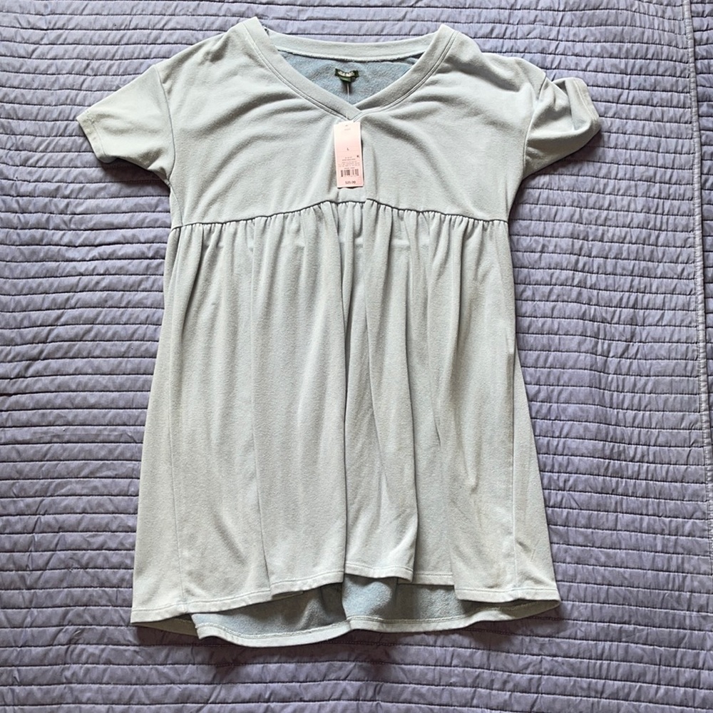 Baby blue dress